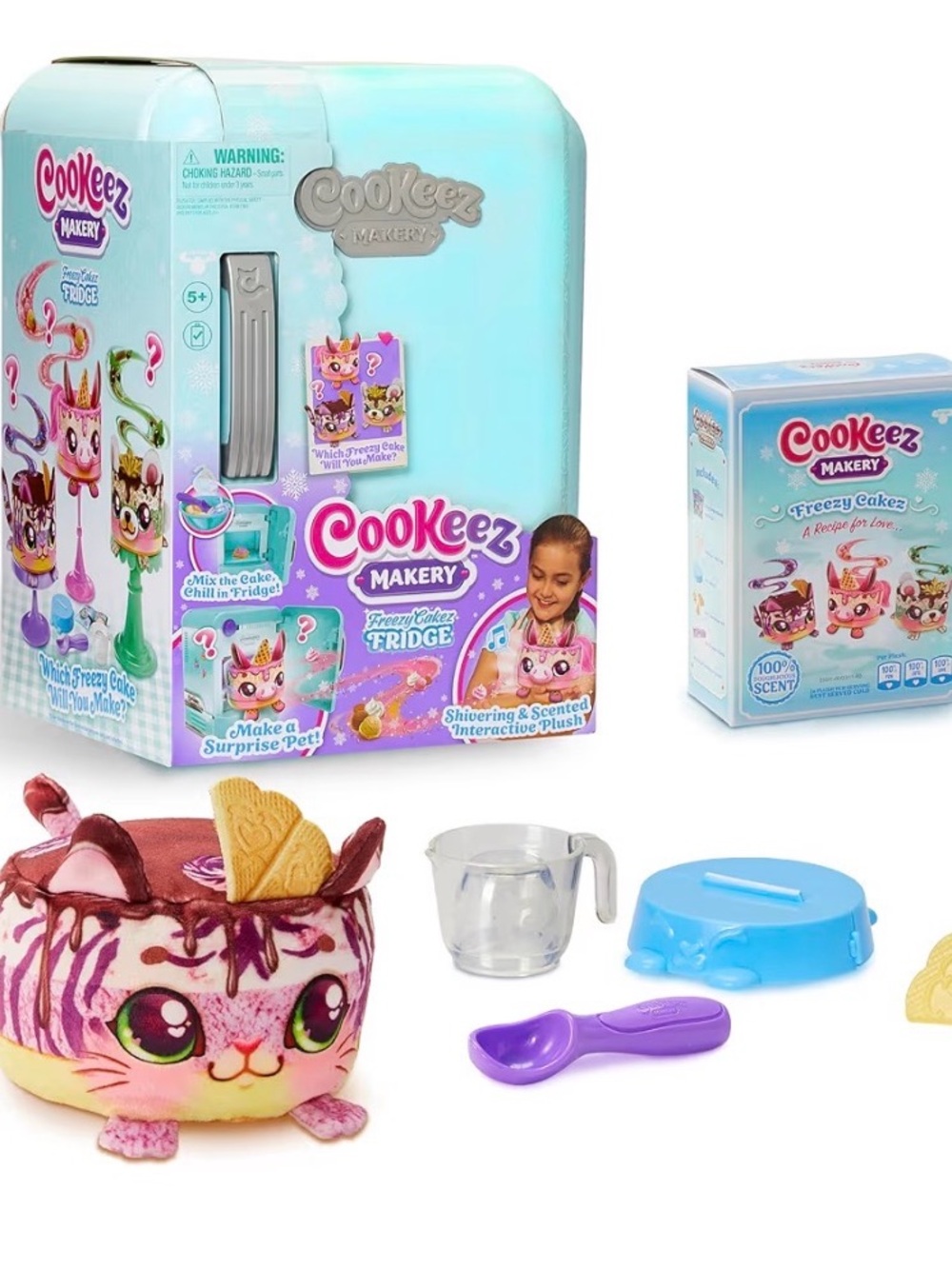 🧸 Cookeez Makery NIB Frosty Cake Plush Playset